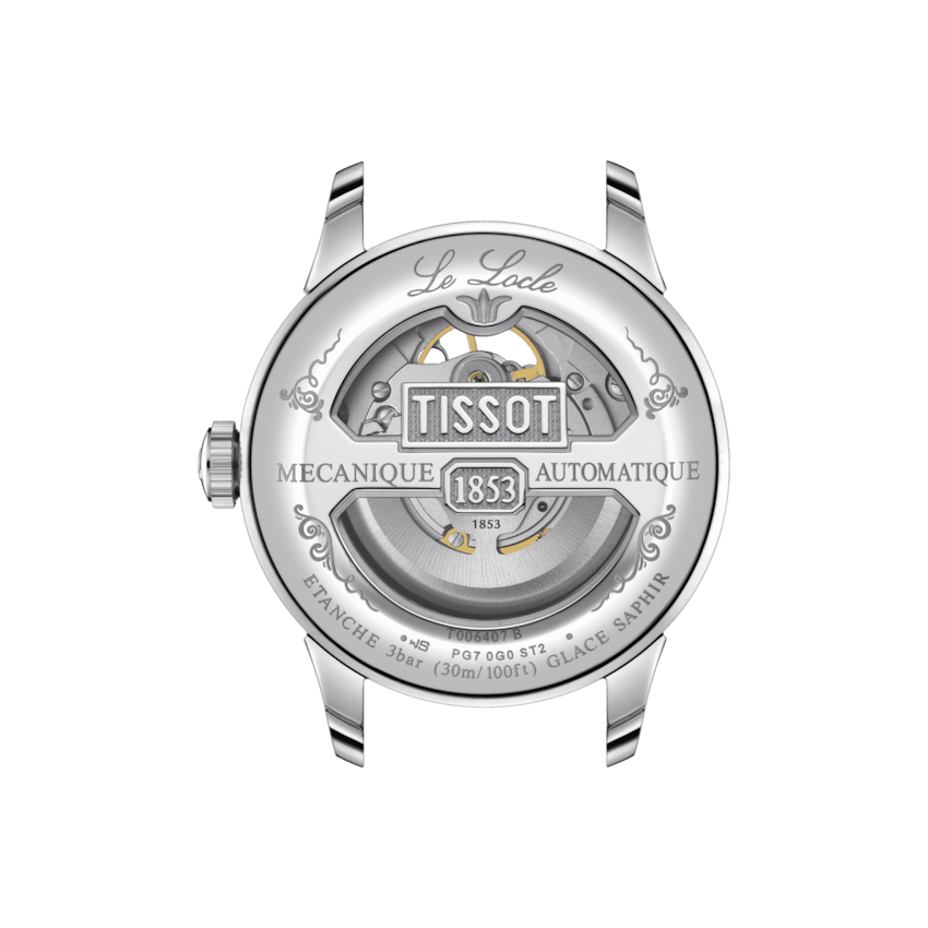 Tissot 天梭Le Locle 80小時動力儲存開芯鏤空機械錶 (T006.407.11.033.02)