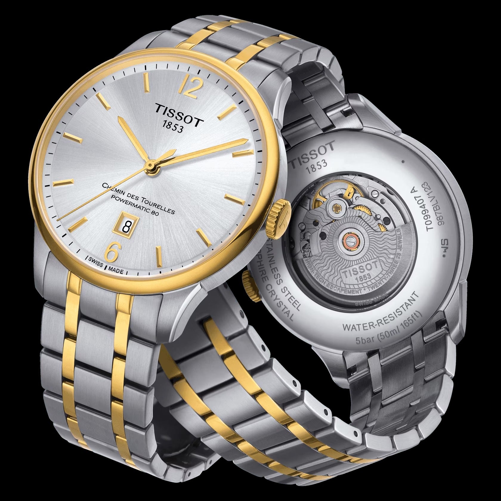 Tissot 天梭 杜魯爾 特別款80動力儲存機械錶 (T099.407.22.037.00)