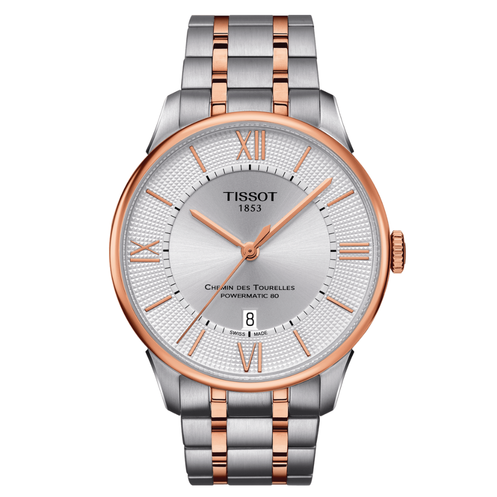 Tissot 天梭杜魯爾系列典雅羅馬機械腕錶 (T099.407.22.038.02)