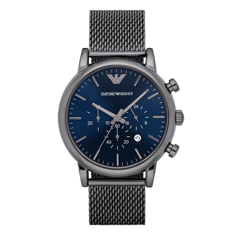 Emporio Armani 亞曼尼手錶 網帶石英腕錶日曆 (AR1979)